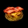 Artichoke Flowers with Bacon Veil