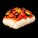 Cod with Sanfaina and Aioli