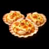 Scallops with cheese