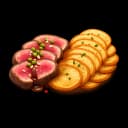 Eco Beef Tataki with Pink Peppercorn Sauce