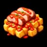 Bravas with Porchetta
