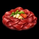Bresaola della Valtellina I.G.P. with Pizza Bianca