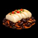 Cod Loin over Mushroom Stew