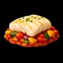 Confit cod