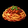 Noodles with peanut sauce and marinated pork