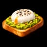 Toast - Two Fried Eggs, Avocado, Tomato, Spinach & Pickled Onion