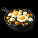 Truffled Casserole with Parmesan and Poached Eggs