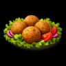 Falafel Vegetable Plate
