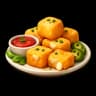 Tapioca and cheddar dadinho