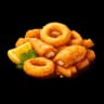 Mixed Fried Seafood with Kimchi Mayonnaise