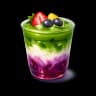Iced Blueberry Matcha (XL)