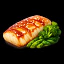 Cod Supreme with Honey Sauce and Vegetables