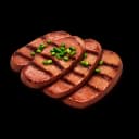 Beef tongue with salt and chives