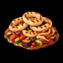 Grilled squid with “samfaina”