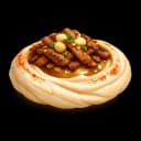 Hummus with Shawarma Chicken