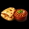 Amritsari naan with chole