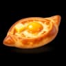 Khachapuri Adjarian style with egg