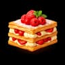Millefeuille with tonka bean