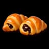 2 Gluten-Free Mini Chocolate Croissants