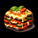 Mixed Parmigiana of eggplant and zucchini