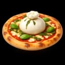 Pizza Stracciatella e Rúcula