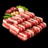Black pork cadraca with eight different flavors
