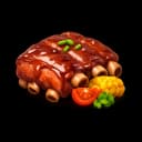 Smoked rib tapa