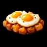 Beef fat potatoes and eggs