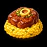 Classic risotto alla milanese with ossobuco