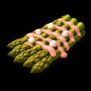Asparagus with Labneh & Pink Tahini