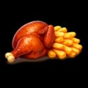 Medio pollo A La Brasa