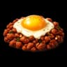 Smashed Sausage with Egg Yolk