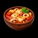 Monkfish and shrimp caldereta