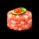 Prawn / Tartare / Crunchy / Coral