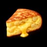 Spanish omelette with onion skewer