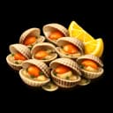 Steamed cockles with citrus