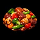 Salmon with Thai veggies