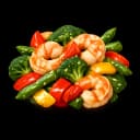 Prawns with Fresh Vegetables