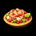 Tostada of Smoked Cod