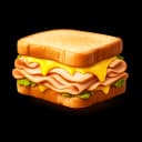 Roasted Turkey and Havarti Cheese Sandwich
