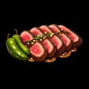 Wagyu Tataki with Padrón Peppers