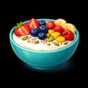 Yogurt with Red Berries